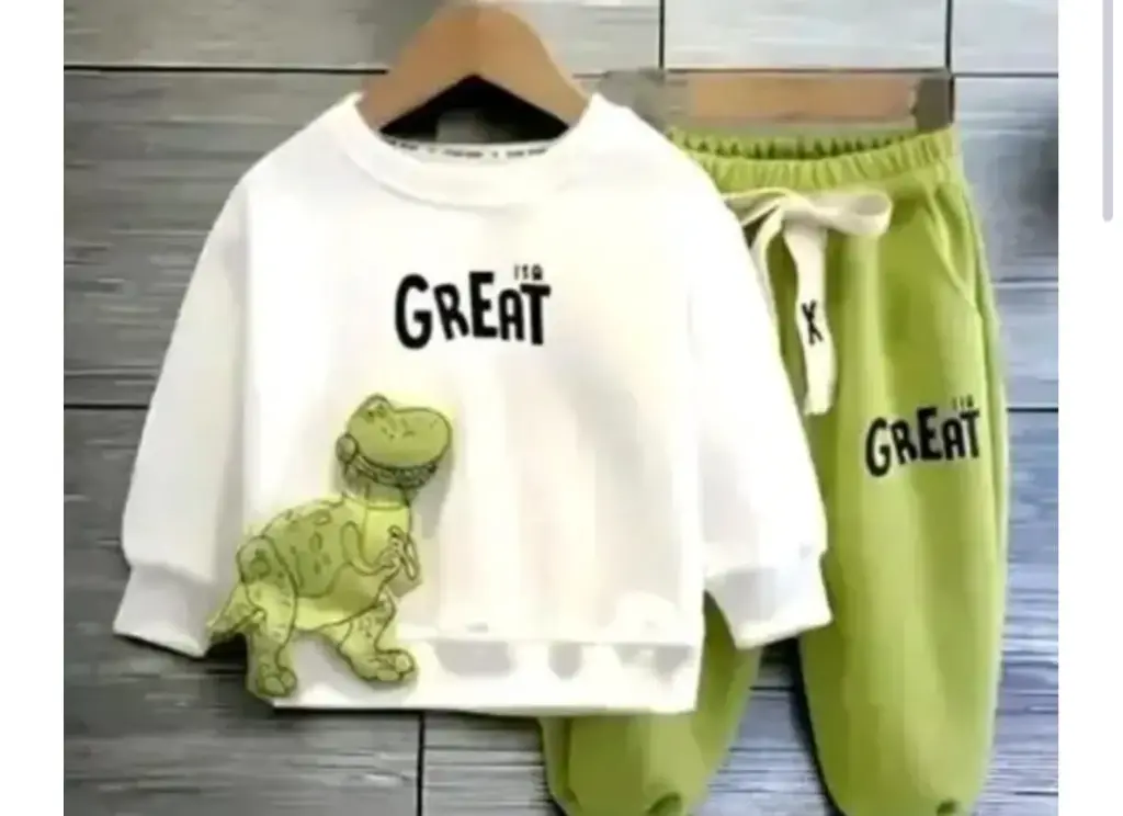 available in all size Catalog Name:Clothing Set Top Fabric: Hosiery Cotton Bottom Fabric: Hosiery Cotton Sleeve Length: Long Sleeves Top Pattern: Printed Bottom Pattern: Printed Net Quantity (N): Single Add-Ons:  Size: 